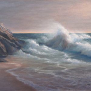 16x20 oil on canvas seascape painting of Bodega Bay by Steve Kohr Fine Art
