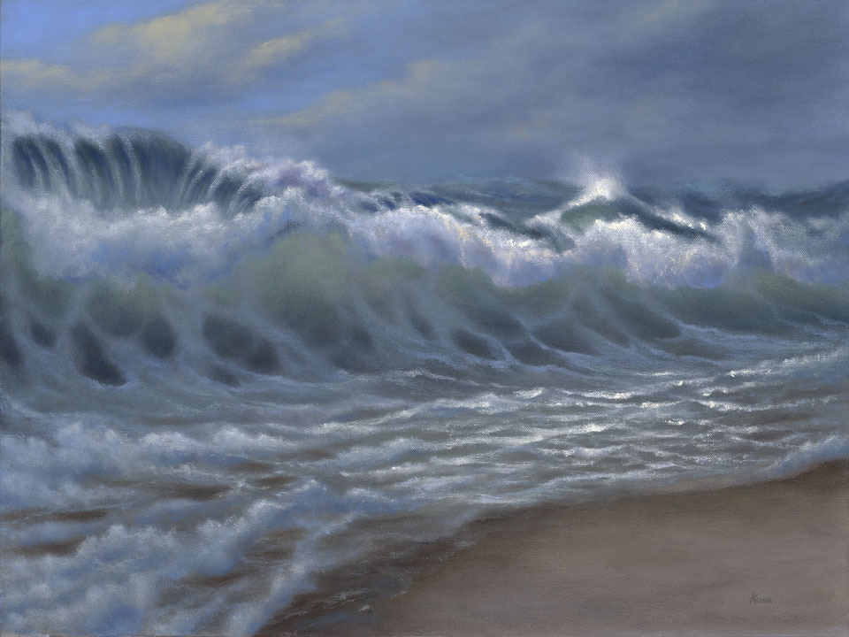 Shorebreak  /  Oil on Canvas  /  18x24 