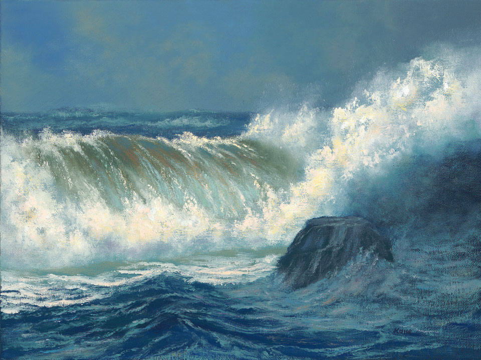 Billowing Energy /  Oil on Panel /  9x12 